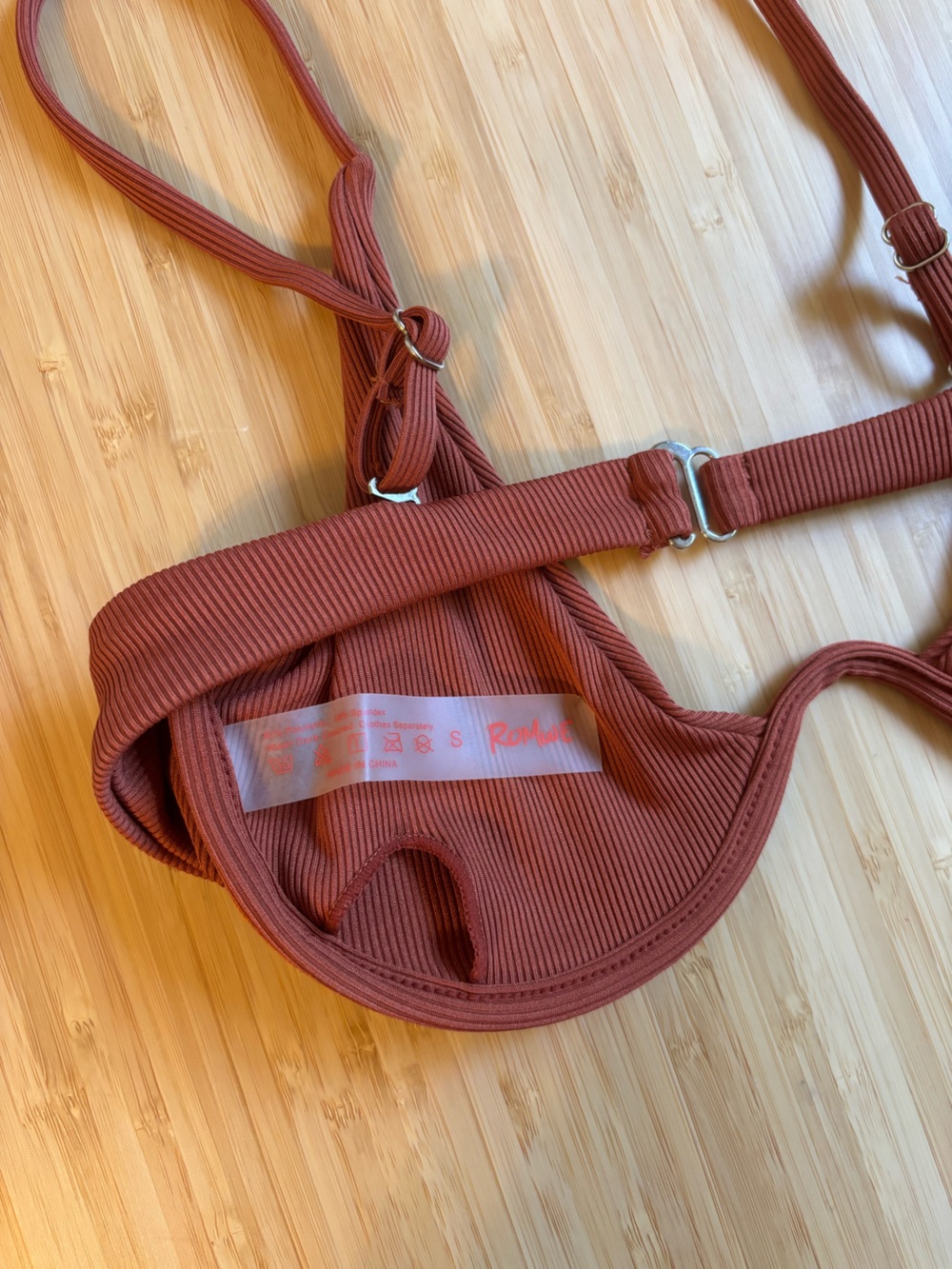 Rust Red Underwire Bikini Set - Picture 3 of 3